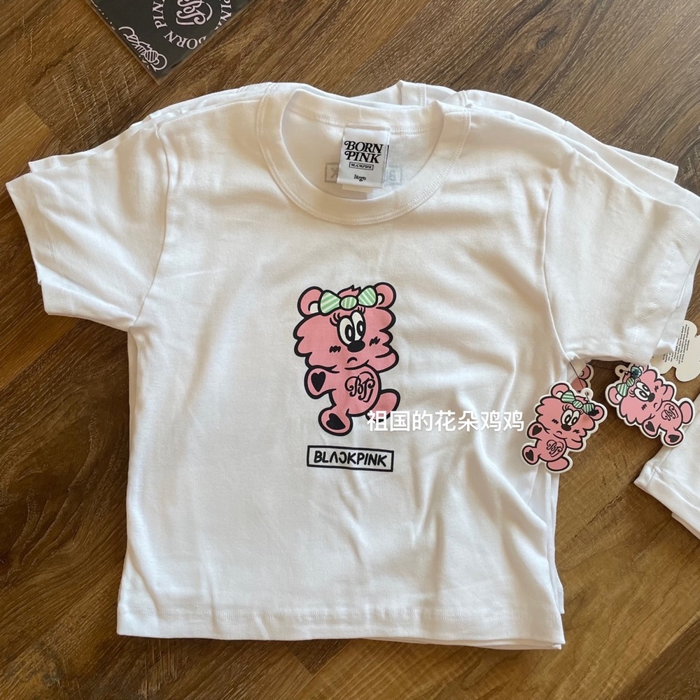 Blackpink X Verdy Plush WMNS Baby Tshirt Los Angeles Pop Up Limited